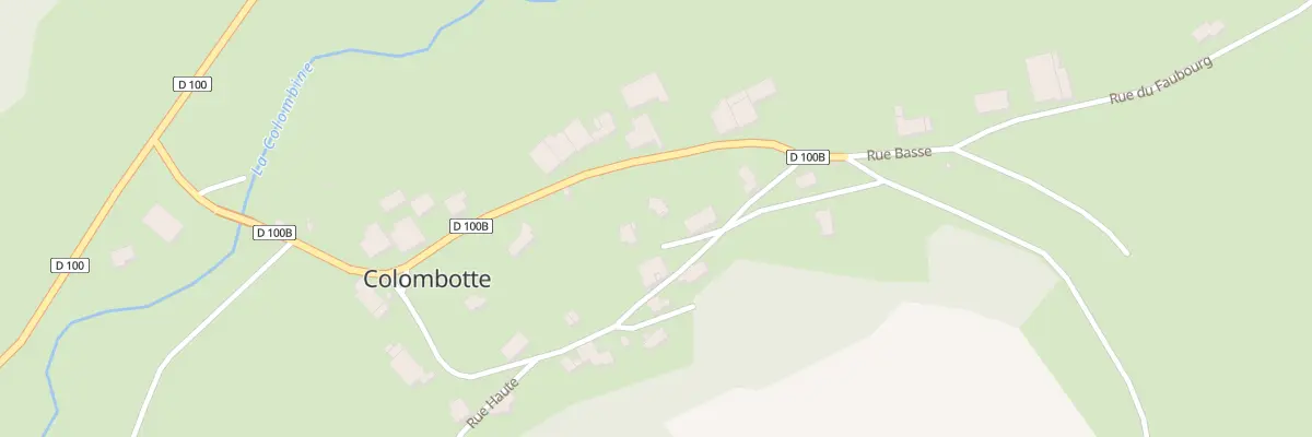 Plan du 8 Rue Basse à Colombotte