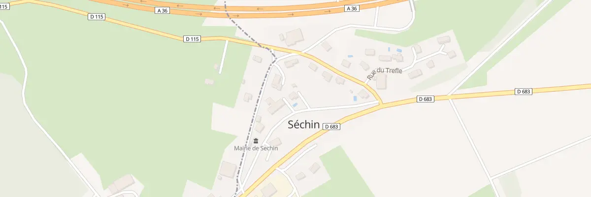 Plan du 6 All Charles Viennet à Séchin