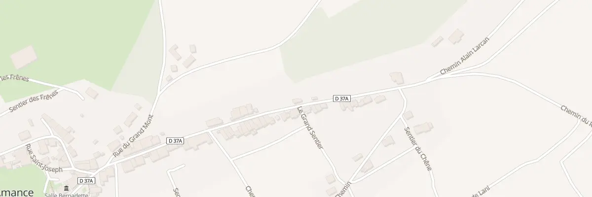 Plan du 24 Rue du Faubourg Saint Jean à Amance