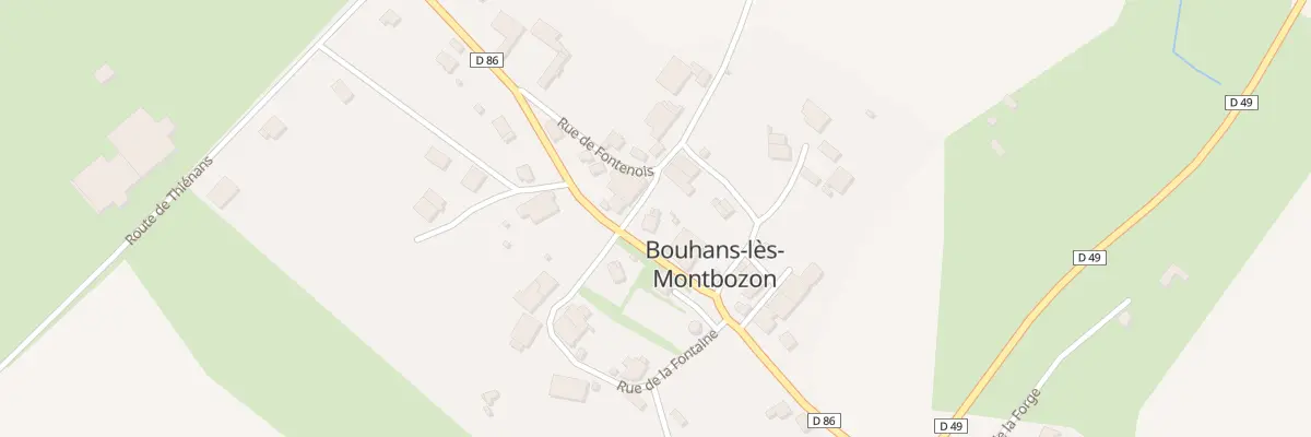 Plan du 20 Rue de Cognières à Bouhans-lès-Montbozon