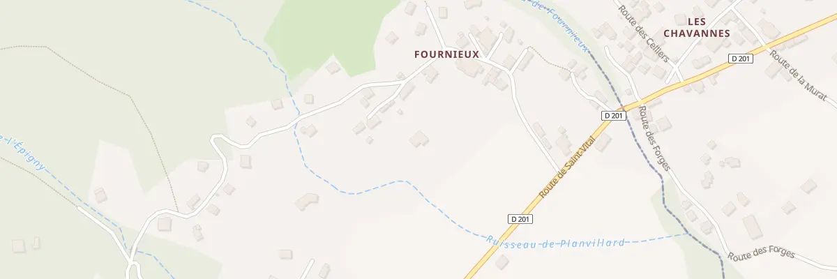 Plan du 61 Rte de Saint Vital à Montailleur
