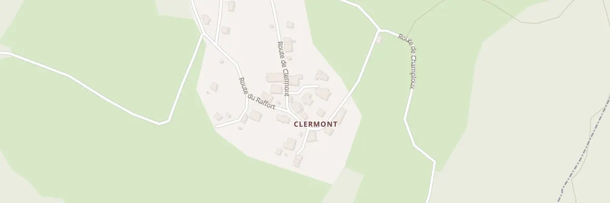 Plan du 5087 Clermont à Cléry