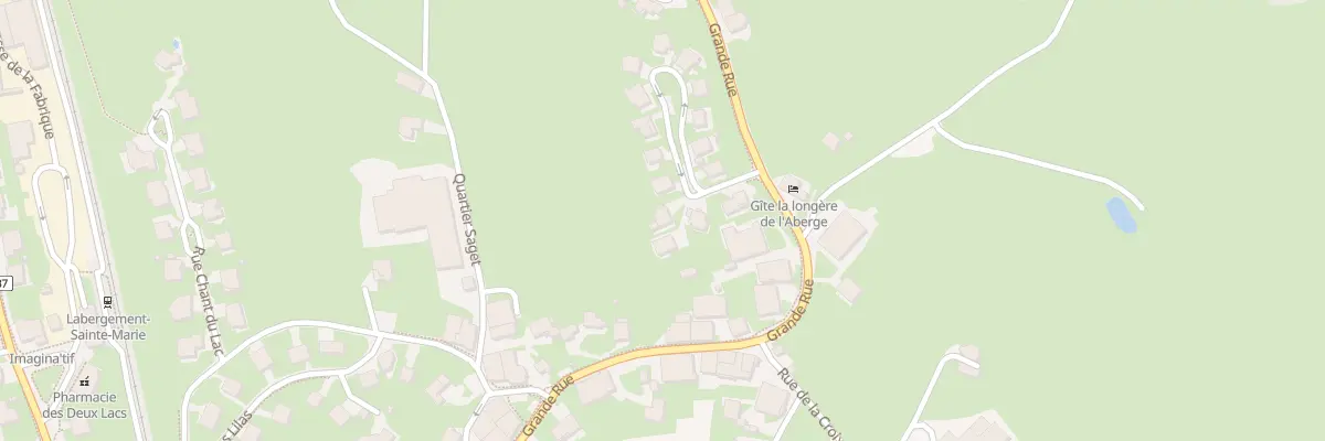 Plan du 3 Rue du Gros Frêne à Labergement-Sainte-Marie