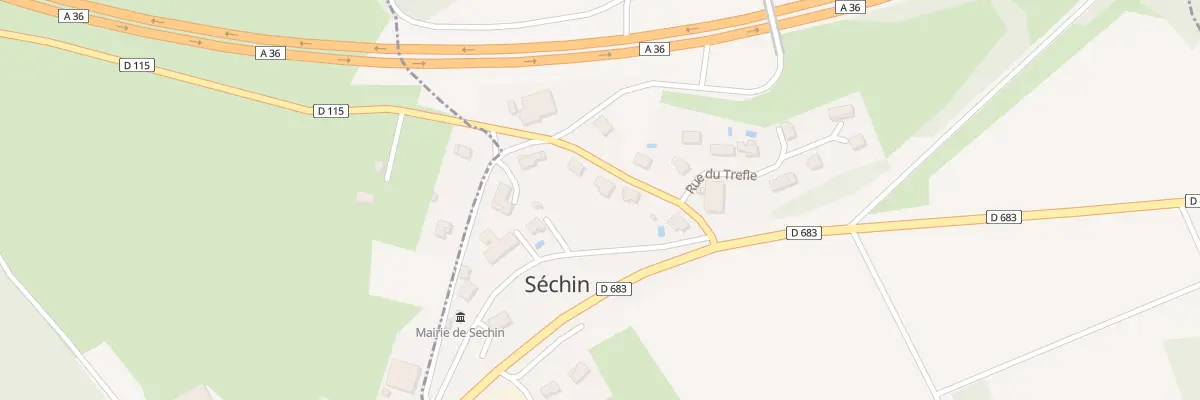 Plan du 6 Rue de la Combe Grappin à Séchin