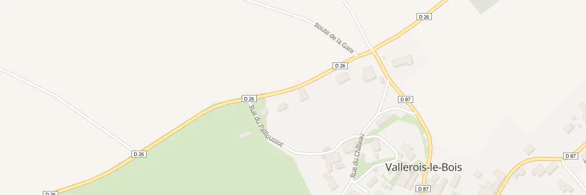 Plan du 5 Rte de Dampierre à Vallerois-le-Bois