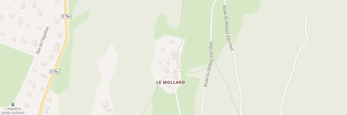Plan du 46 Imp Pre Forand aux Chavannes-en-Maurienne