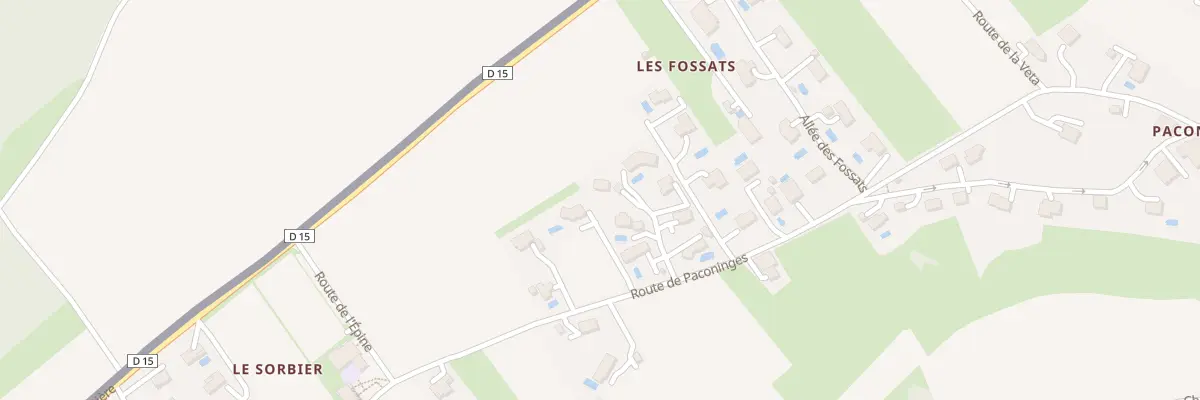Plan du 65 All des Grivelines à Juvigny