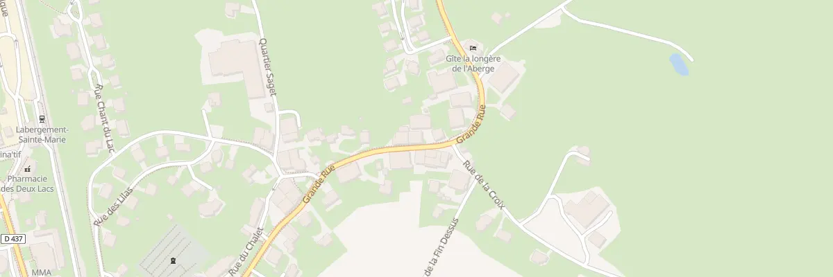 Plan du 33 Gr Grande Rue à Labergement-Sainte-Marie