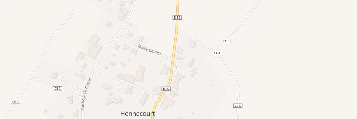 Plan du 224 Rue de la Gare à Hennecourt