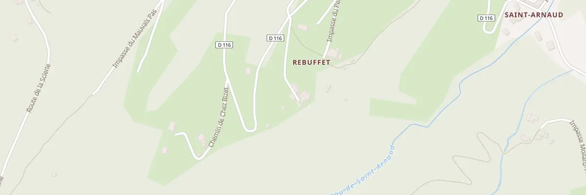 Plan du 5125 Rebuffet à Montgilbert