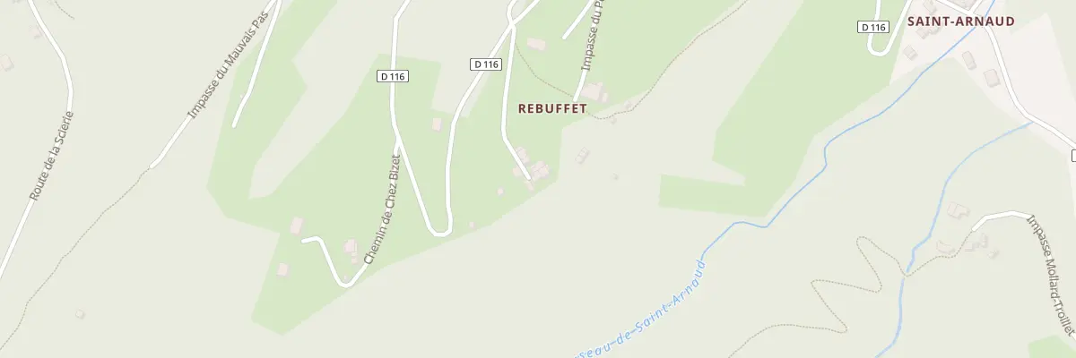 Plan de Rebuffet à Montgilbert