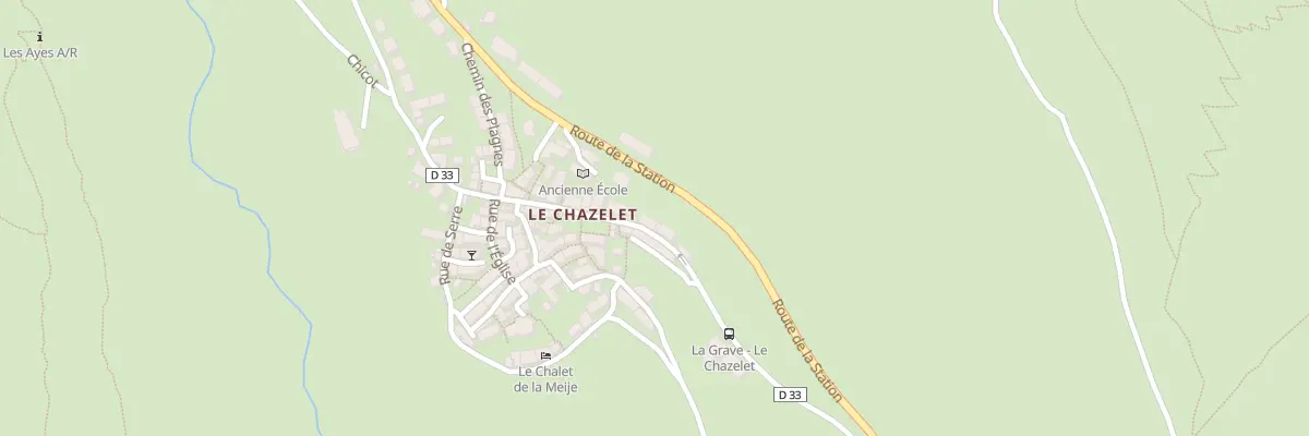 Plan du 2 Rte d’Emparis à La Grave