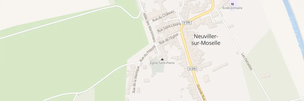 Plan du 1 Rue de la Manique à Neuviller-sur-Moselle