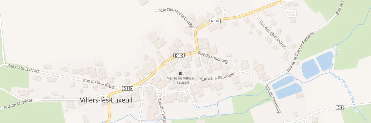 Plan du 6 Rue du Gros Tilleul à Villers-lès-Luxeuil
