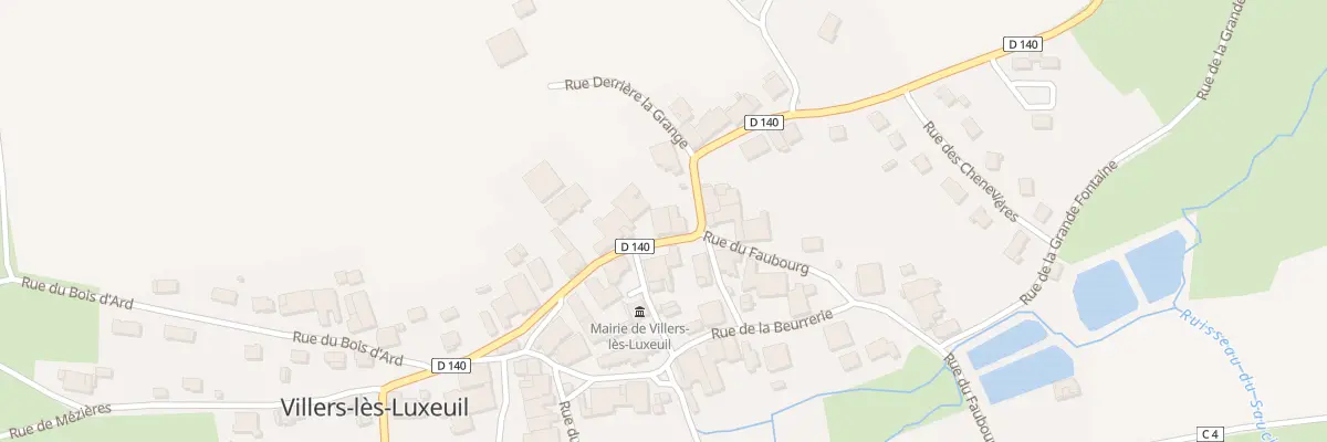 Plan du 3 Rue du Gros Tilleul à Villers-lès-Luxeuil