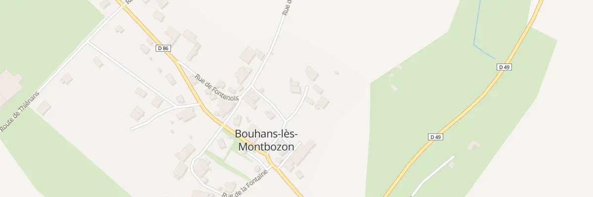 Plan du 35 Imp du Moulin à Bouhans-lès-Montbozon