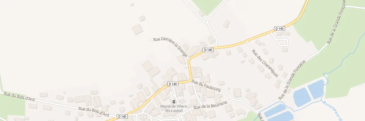 Plan du 2 Rue des 4 Tilleuls à Villers-lès-Luxeuil