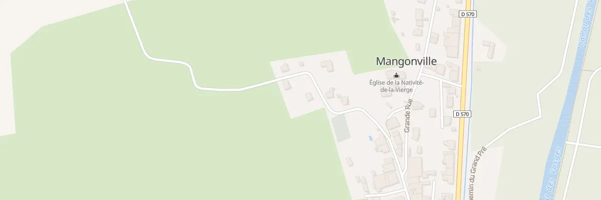 Plan du 9 Ptr Petite Rue à Mangonville