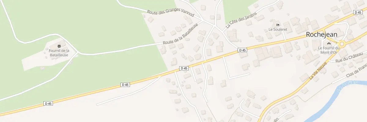 Plan du 4 Lot Les Champs de la Dame à Rochejean