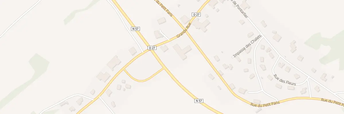 Plan du 2 Rue Grande Rue à Fallerans
