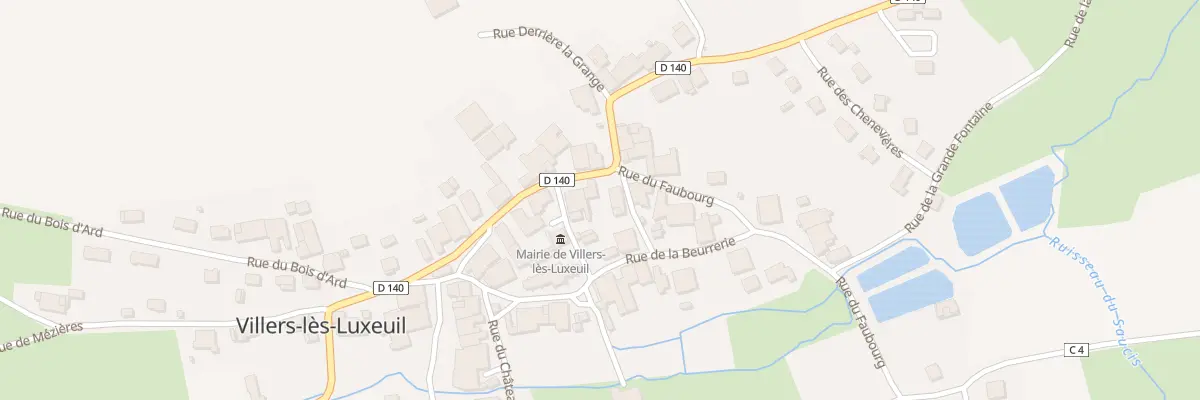 Plan du 4 Rue du Gros Tilleul à Villers-lès-Luxeuil