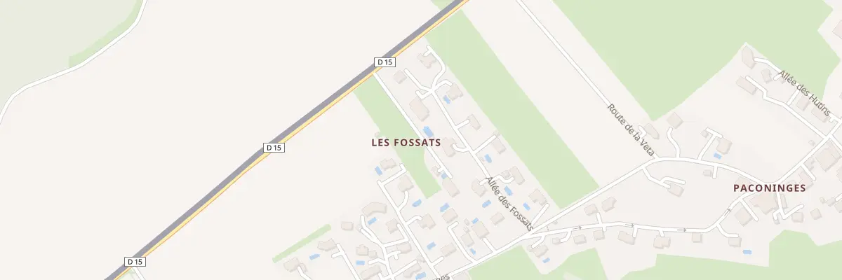 Plan du 976 Rte de la Frontière à Juvigny