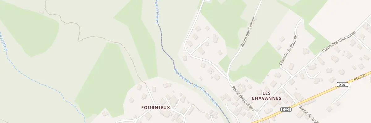 Plan du 127 Che de Champ Blanc à Saint-Vital