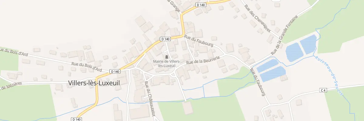 Plan du 6 Rue de la Beurrerie à Villers-lès-Luxeuil