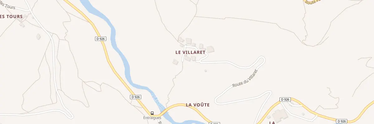 Plan du 5227 Le Villaret à Saint-Jean-d’Arves