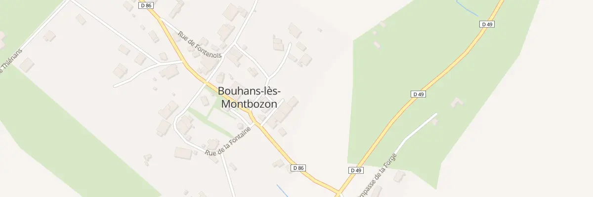 Plan du 50 Rue Dubuisson à Bouhans-lès-Montbozon