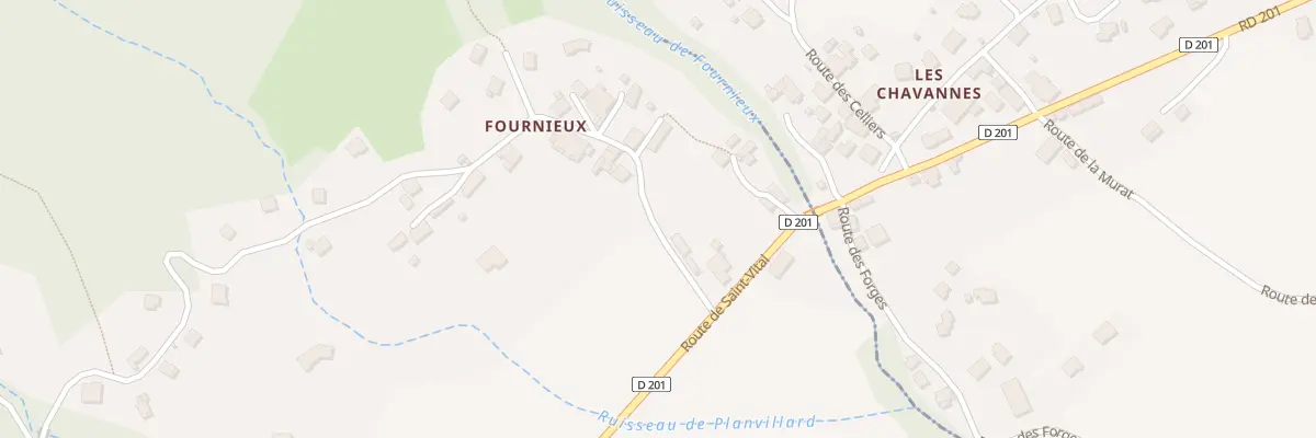 Plan du 5188 Fournieux à Montailleur