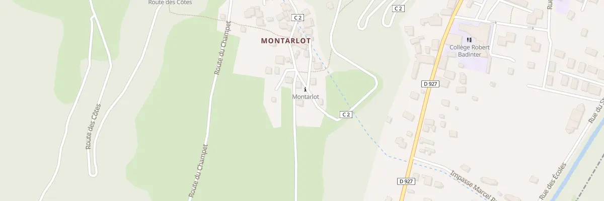 Plan de Montarlot à Saint-Étienne-de-Cuines