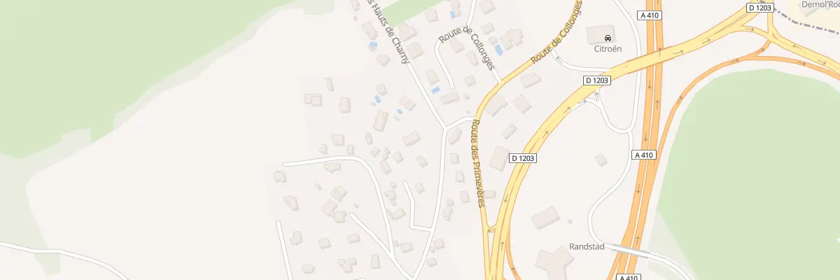 Plan du 270 Rte de Collonges à Eteaux