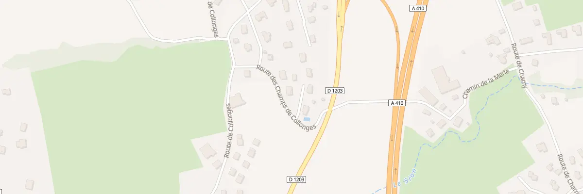 Plan du 88 Che des Champs de Collonges à Eteaux