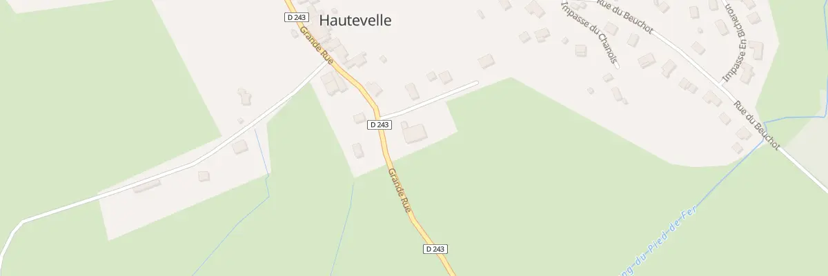 Plan du 6 Grande Rue à Hautevelle