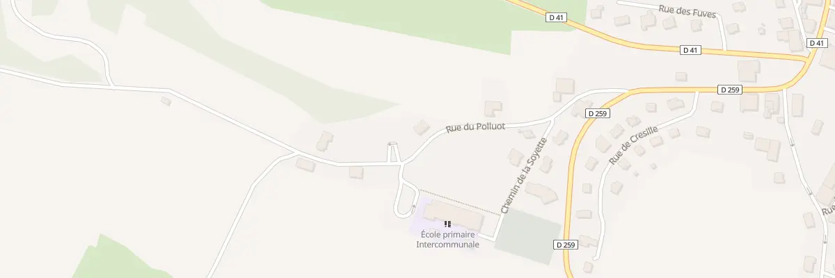 Plan du 16 Rue du Polluot à Ouhans