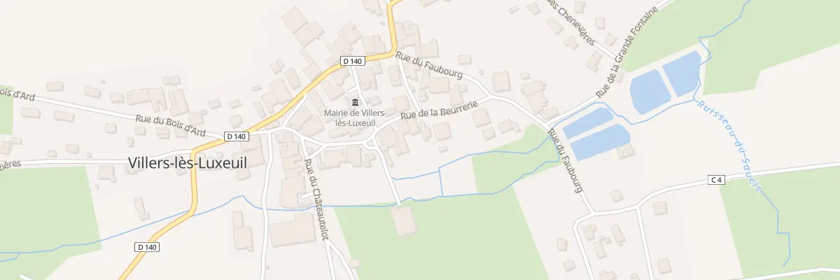 Plan du 15 Rue de la Beurrerie à Villers-lès-Luxeuil