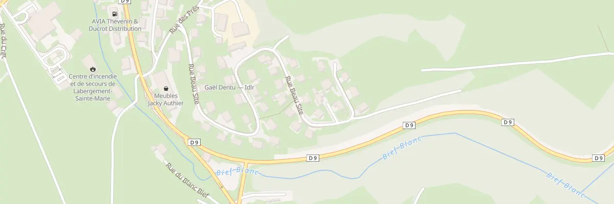 Plan du 25 Rue Beau Site à Labergement-Sainte-Marie