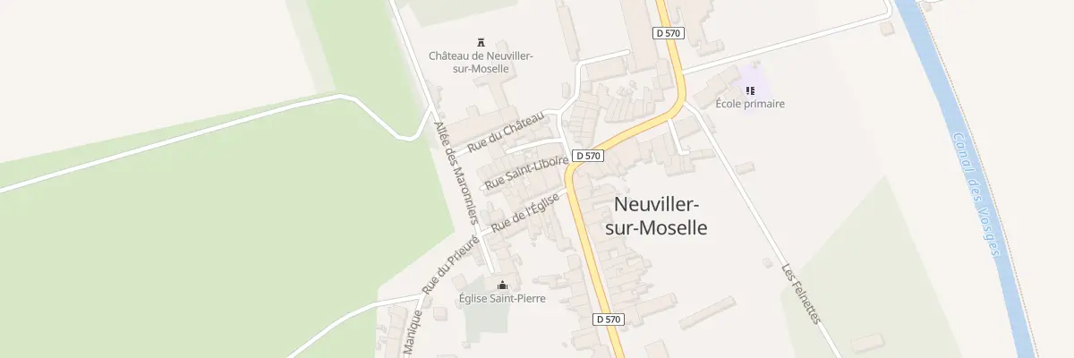 Plan du 2 Rue de l’Eglise à Neuviller-sur-Moselle