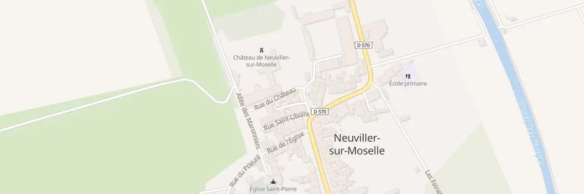 Plan du 7 Rue du Château à Neuviller-sur-Moselle