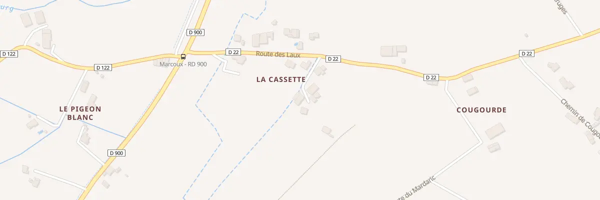 Plan du 68 Che du Pre Neuf à Marcoux