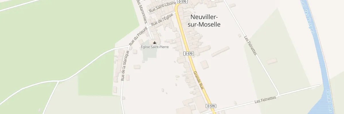 Plan du 14 Gr Grande Rue à Neuviller-sur-Moselle