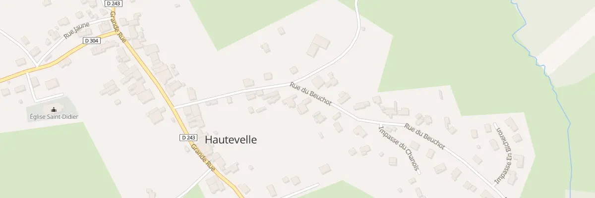 Plan du 14 Rue du Beuchot à Hautevelle