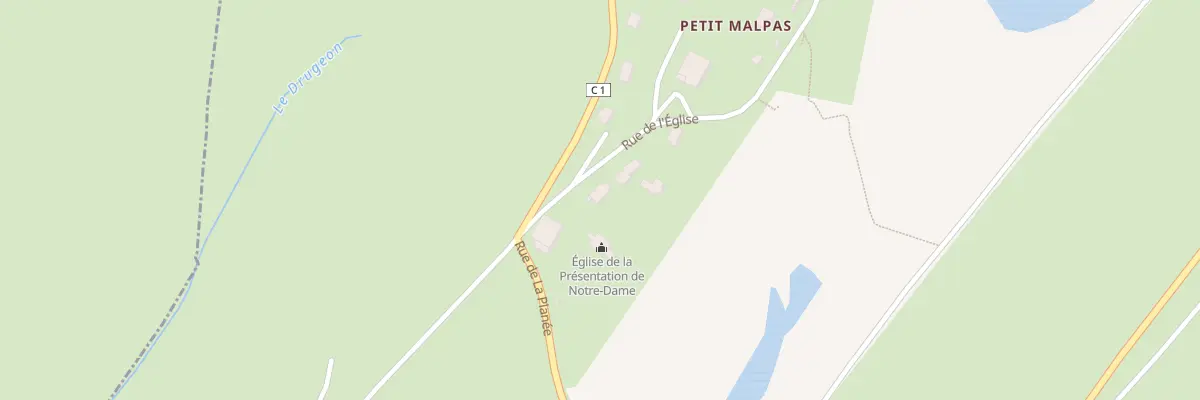 Plan du 38 Rue de l’Eglise à Malpas