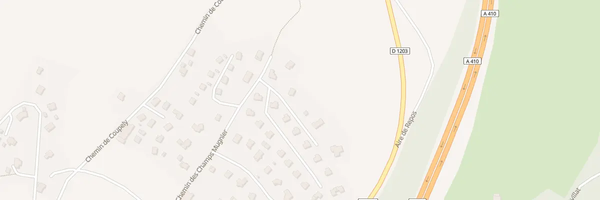 Plan du 369 Che des Champs Mugnier à Eteaux