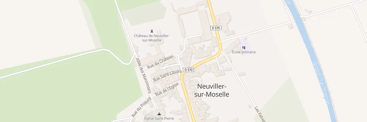 Plan du 6 Rue du Château à Neuviller-sur-Moselle