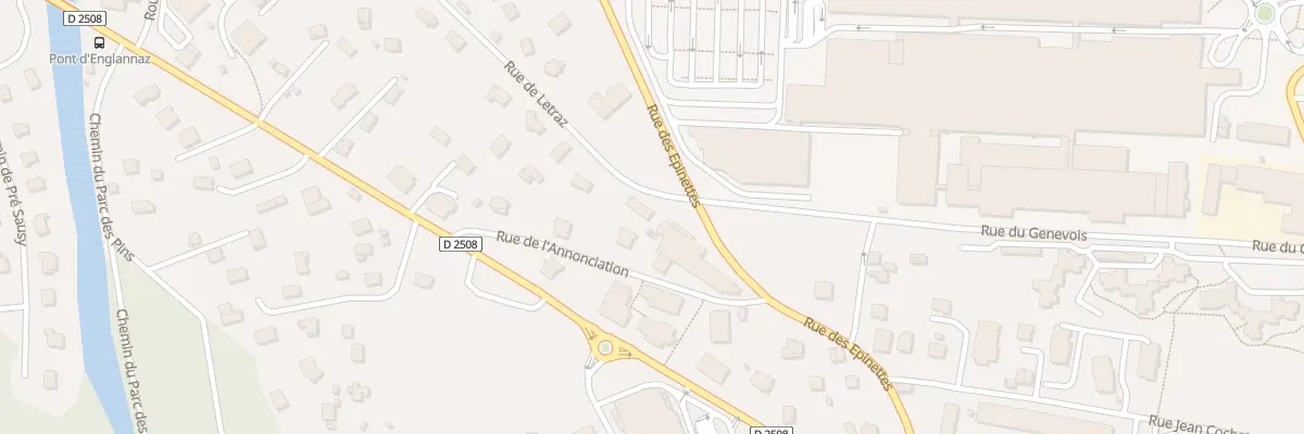 Plan du 23 Rue de Létraz à Faverges-Seythenex