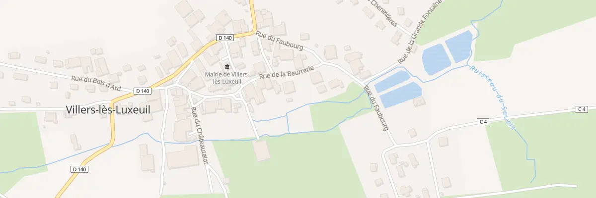Plan du 19 Rue de la Beurrerie à Villers-lès-Luxeuil