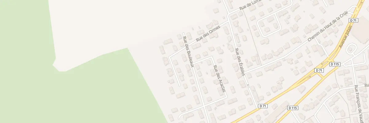 Plan du 21 Rue des Bouleaux à Saint-Nicolas-de-Port