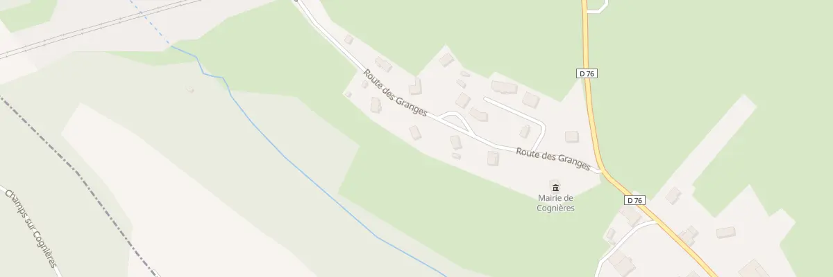 Plan du 7 Rte des Granges à Cognières